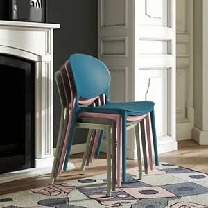 Hiện đại monobloc <span class=keywords><strong>Stackable</strong></span> Ghế ăn cho sinh viên ký túc xá trường nhà văn phòng đồ nội thất ghế nhựa cho khách sạn sử dụng nhà máy - Product Image 2