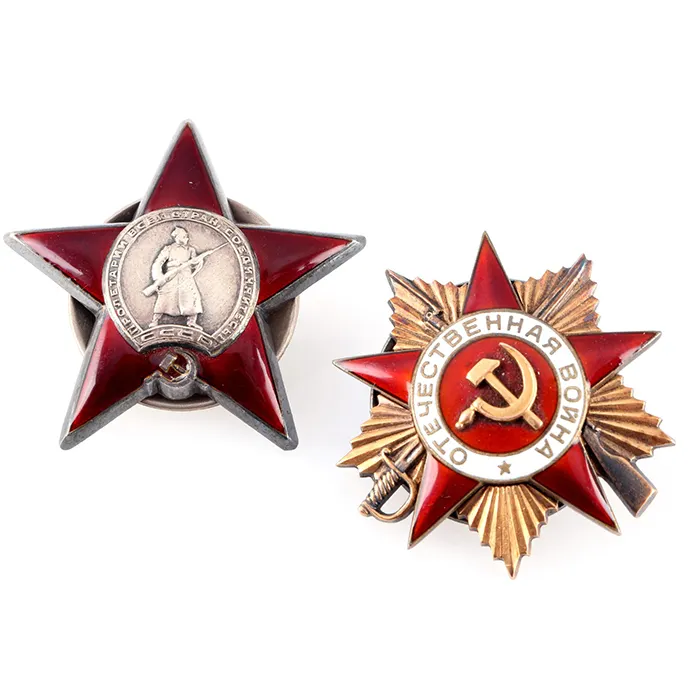Custom Russische Metalen Medailles 1e Plaats Eer Sovjet Ussr Medaille