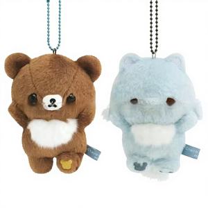 Peluche Ciondolo Edizione Limitata San-X Rilakkuma Orso e Lupo Piccolo del Giappone con Imbottitura in Cotone PP, Piccolo - Product Image 1