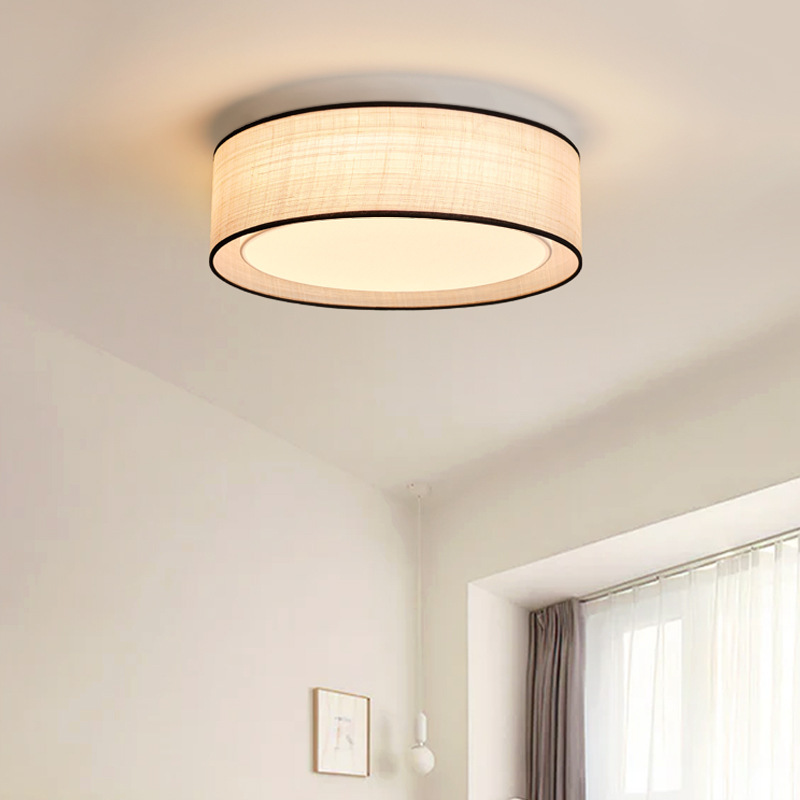 French Cream-Style Modern LED Surface Mounted Ceiling Lamp IP44 Ra80 for Bedroom Living Room & Study-Daylight