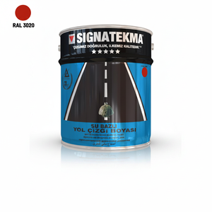 Pintura Acrílica para Señalización Vial de 25 kg a Base de Agua, Color Rojo - Product Image 2