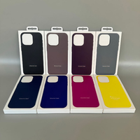 Coque de téléphone magnétique en silicone liquide souple avec animation et emballage de vente au détail pour iPhone 17 16 15 14 Pro Max avec logo, coque arrière originale