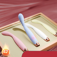 Beheizbarer, stark vibrierender, einziehbarer Silikon-G-Punkt-Vibrator, wasserdicht, für die tägliche Anwendung, weiblicher Masturbationsmassager, Dildo, USB