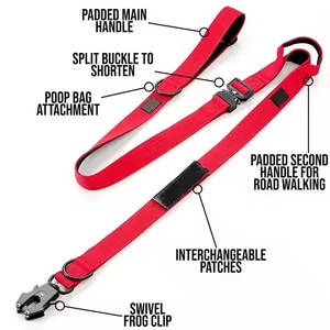 Vente en gros de coussinet en nylon robuste avec logo personnalisé Ensemble de sangles et de colliers tactiques pour chien avec boucle en métal - Product Image 2