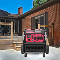 Hochwertiger tragbarer 5,5 kW Mini-Benzin generator Einzylinder 50Hz Rückstoß system 4-Takt-Motor 60Hz Single AC Silent