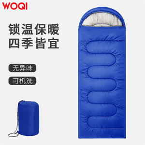 Sac de couchage rectangulaire Woqi 3 saisons respirant pour adulte, camping, randonnée, portable et chaud - Product Image 4