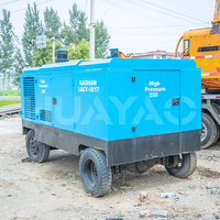 Compresseur d'air mobile à vis d'occasion Kaishan 18/17 bar haute pression pour forage minier