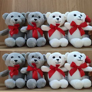 15Cm Nieuwe Kerstminion Kerstdecoratie Groothandel Kleine Teddybeer Pluche Klein Formaat Pop Klein Pluche Speelgoed Voor Valentines Cadeau