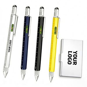 Wholesale Multi Function Ball Point for Giveaway Promo Gifts Business Advertising Custom Logo Multifunction Ballpoint Pen - Product Image 1
