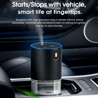 Diffuseur d'arômes intelligent portable électrique sans eau à double mode 100 ml avec écran HD, multi-scènes, vente en gros d'usine, garantie 1 an pour voiture