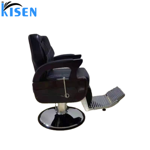 Silla de Barbería Kisen 2026, Nuevo Diseño, Silla de Estilismo Reclinable para Salón de Belleza, Silla Hidráulica para Peluquería, Silla de Barbero de Cuero - Product Image 2