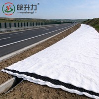 Géogrille de drainage composite 3D anti-colmatage de qualité construction routière pour la blocage capillaire de l'eau dans la base de la voie