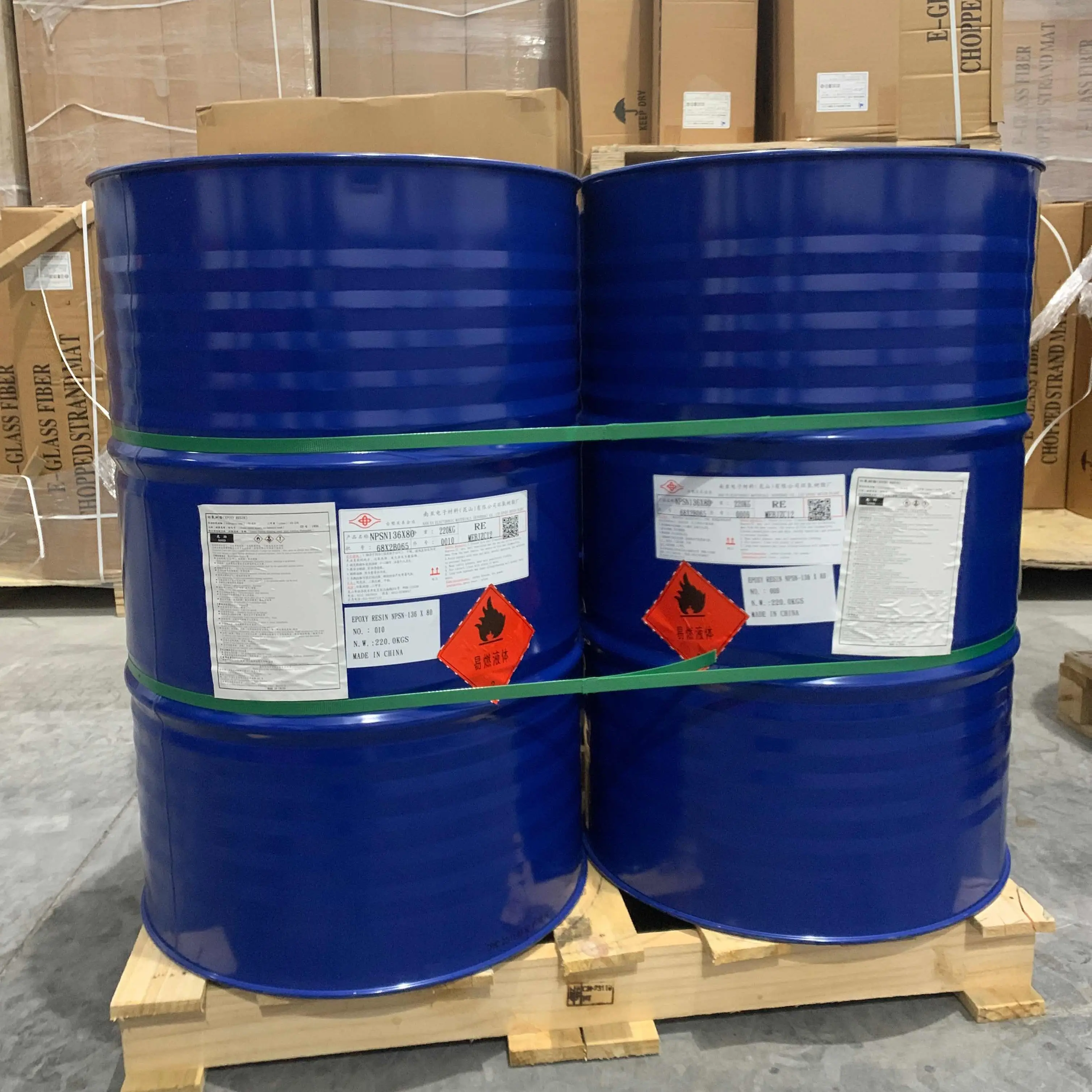 High quality 220KG/DRUM NPSN-136X80 Epoxy Resin