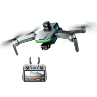 Drone RC S155 Max pliable, mini quadricoptère brushless GPS 5G avec caméra 4K et évitement d'obstacles à 360° pour adultes