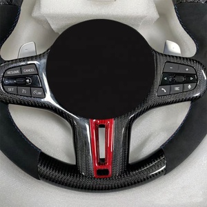 Accesorios Modificados para Automóviles, Volante LED, Cubierta de Volante de Fibra de Carbono, Volante de Alcántara para <span class=keywords><strong>BMW</strong></span> Serie 3 - Product Image 5