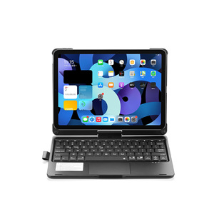 Teclado Inteligente para <span class=keywords><strong>iPad</strong></span> Pro 13 2024, Funda Protectora Giratoria para Tablet, Panel Táctil Inalámbrico con Retroiluminación para <span class=keywords><strong>iPad</strong></span> Air 11 M3 2025 - Product Image 4