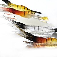 Leurre souple en PVC Alpha Wholesale avec yeux lumineux pour poissons d'eau salée - Design imprimé