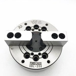 Mandrin de serrage motorisé à 2 mors en acier inoxydable pour tournage et fraisage, taille personnalisée, pour alésage creux - Product Image 3