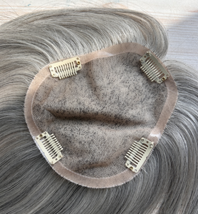 Cierre de Encaje Monofilamento en Stock, Envío Inmediato, Cabello Humano Virgen Europeo Liso 100%, Mobo Topper, Base de 6x6, Tamaño 8 Pulgadas, 130% de Densidad - Product Image 3