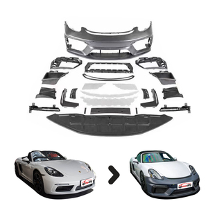 Pare-chocs avant style GT4 982 2016-2024 pour <span class=keywords><strong>Porsche</strong></span> <span class=keywords><strong>Boxster</strong></span> Cayman 981 2012-2016 Kit carrosserie PP <span class=keywords><strong>Prix</strong></span> usine Adaptation OEM - Product Image 1