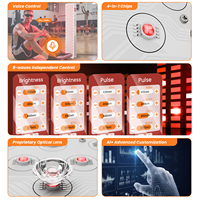 IDEATHERAPY RLUltra300 Quad Chip 8 Ondes, Panneau de Thérapie par Lumière Rouge à Contrôle Vocal via APP, Panneau de Thérapie par Lumière Rouge pour le Corps Entier