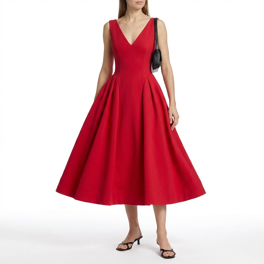 Buy In Bulk Flare Box Pleat Dress Custom Packing, Plus Size Available |  Alibaba.com