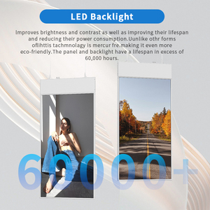 Bán buôn bán ngoài trời màn hình quảng cáo kỹ thuật số biển Windows LCD hiển thị cho Treo đôi hai mặt 300cd Android 540d - Product Image 4