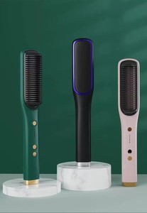 Peigne à cheveux pour cheveux raides ou bouclés, fer à boucler double à ions négatifs, usage domestique et hôtelier, conception respectueuse des cheveux - Product Image 3