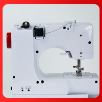 Machine à coudre électrique de table miniature portable 728 avec double aiguille à 14 fils multifonctionnelle