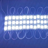 Lentille d'injection super lumineuse Dc12V 1.2W blanc étanche Ip65 2835 boîte de publicité 12V Module de lumière LED