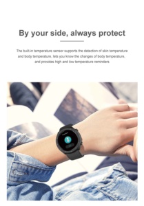 Montre connectée sportive XW100 la plus vendue, tracker d'activité portable, surveillance de la fréquence cardiaque, de l'oxygène sanguin et de la pression artérielle - Product Image 4