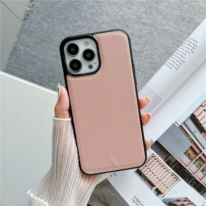 Funda trasera de cuero para teléfono inteligente, protector de lujo de tpu pu para iphone 13 11 12 pro max, <span class=keywords><strong>2021</strong></span> - Product Image 5