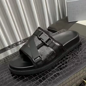 2025 New Designer Men's Shoes Luxury Leather Casual <b>Slippers</b> High quality Men's & Women's Sandals Outdoor Walking Style Shoes - Product Image 3