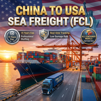 Agent maritime fiable pour l'expédition de conteneurs complets (FCL) de la Chine vers les États-Unis et le Canada – Fret maritime 20 pieds, 40 pieds, 40HQ