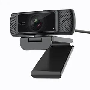 Nero 1080P FHD USB Webcam videochiamata messa a fuoco automatica doppi microfoni compatibili con Desktop, Laptop, AIO e Mac OS