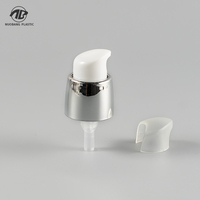 Pompe à ressort externe 18/410, doseur 0,25 ml, pompe de luxe pour fond de teint, pompe cosmétique électroplaquée pour lotion, vente en gros de produits de soin.