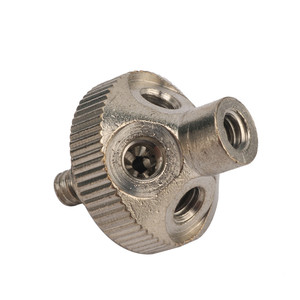 Conector de boquilla de cobre con 3, <span class=keywords><strong>4</strong></span>, 5 agujeros, sistema de nebulización, Conector de boquilla de atomización de aire - Product Image 5
