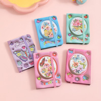 Großhandel New Cartoon Mini 3D Schaum Puffy Notebook A5 Soft Leather Cover Notebook Nettes Mädchen Tagebuch Notizblock