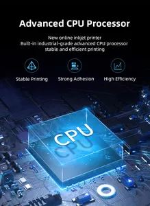 TIJ онлайн струйный принтер 12,7 мм 25,4 мм высота печати струйный принтер для кодирования Дата истечения срока годности штрих-код номер партии печать 42 мл