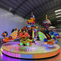 Manèges de parc d'attractions, équipements rotatifs à 360 degrés pour enfants, jeux de style Luna Park, manèges Crazy Street Dance, manèges de carnaval