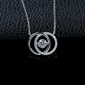 สร้อยคอเพชรหรูหรา925เฉพาะกลุ่มเงินสเตอร์ลิง - Product Image 5