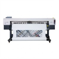 Impresora Digital de Alta Precisión Multicolor de 3.2m XP600 E1 con 4 Cabezales, Impresora de Inyección de Tinta con Tinta Eco Solvente para Pancartas Flexibles