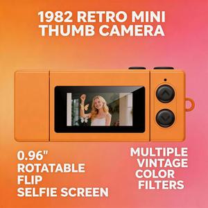 DLC LK030 Caméra numérique portable au format pouce avec filtre rétro et lampe flash pour vlog <span class=keywords><strong>de</strong></span> voyage et accessoire <span class=keywords><strong>de</strong></span> mode - Product Image 2