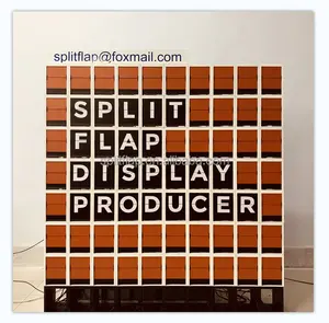 Witte Kleur Flap Letters Spit Flap Mechanische Split Flap Display