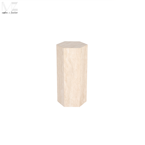 <span class=keywords><strong>Tavolini</strong></span> <span class=keywords><strong>da</strong></span> Caffè Esagonali in Travertino Wabi Sabi OEM Personalizzabili, Mobili <span class=keywords><strong>Moderni</strong></span> in Pietra per Soggiorno e Camera <span class=keywords><strong>da</strong></span> Letto - Product Image 3