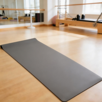 Tapis de yoga en caoutchouc naturel 5 mm, antidérapant, absorbant la transpiration, haute adhérence, respectueux de l'environnement, avec sac en maille et sangle pour exercices de yoga professionnels