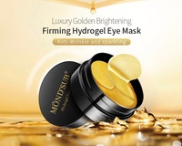 MONDSUB Oem Luxury Gold Gel Collagen Crystal Patch 24k Skincare Hydrogel Under Eye Mask with Private Label