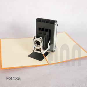 การ์ดอวยพรป๊อปอัพ 3 มิติ งานฝีมือ ANN HANDICRAFT กล้องถ่ายรูปแบบกำหนดเอง ของขวัญแทนคำขอบคุณ คำเชิญ ทำจากกระดาษ วัสดุจากเวียดนาม 4 - Product Image 3