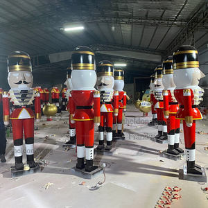 Escultura de Cascanueces gigante de Navidad, resina, cascanueces <span class=keywords><strong>3d</strong></span>, madera, 8 pies - Product Image 5