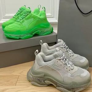 Nuevo modelo 2026 de zapatillas deportivas de plataforma de color liso - Calzado deportivo informal de lujo para exteriores - Marca con logotipo personalizado - Product Image 2